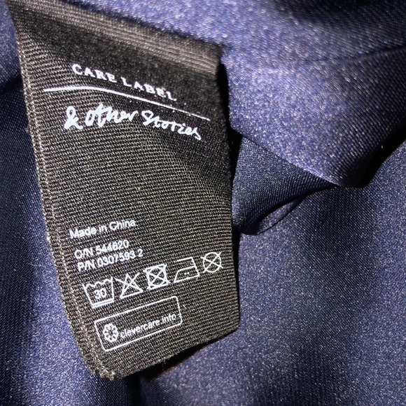 &other stories black print shift dress size 6 - Picture 9 of 13